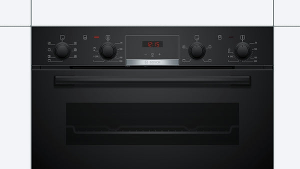 Bosch Series 4 NBS533BB0B Built-Under Electric Double Oven - Black