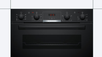 Bosch Series 4 NBS533BB0B Built-Under Electric Double Oven - Black