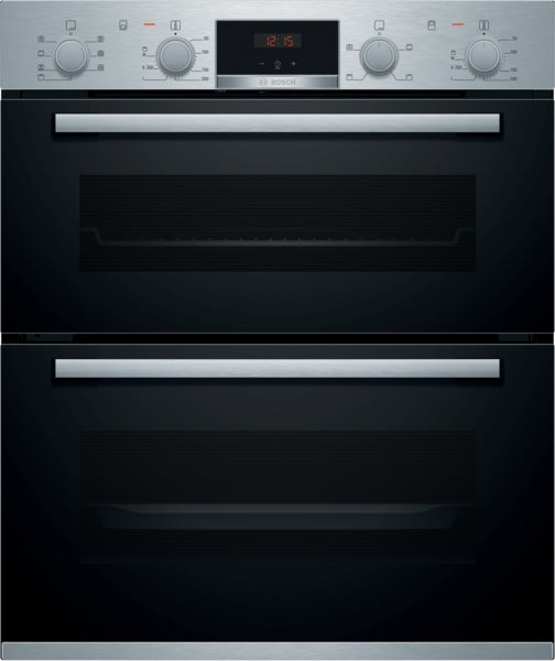 Bosch Series 4 NBS533BS0B Built-Under Electric Double Oven - Stainless Steel