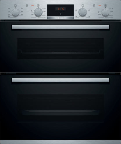 Bosch Series 4 NBS533BS0B Built-Under Electric Double Oven - Stainless Steel