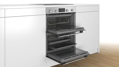 Bosch Series 4 NBS533BS0B Built-Under Electric Double Oven - Stainless Steel