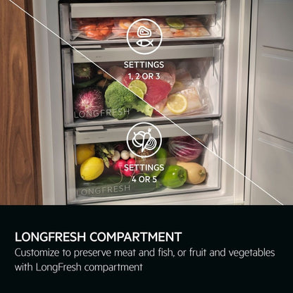 AEG NSK9Z181EC 9000 Series 200 Litre Integrated Fridge