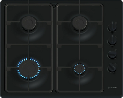 Bosch PBP6B6K60 60cm 4 Burner Gas Hob – Black