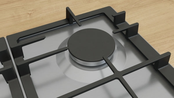 Bosch PCP6A5I90 Series 6 60 cm Gas Hob - Stainless Steel