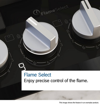Bosch PCQ7A5I90 Series 6 75cm 5 Burner Gas Hob - Stainless Steel