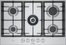 Bosch PCQ7A5I90 Series 6 75cm 5 Burner Gas Hob - Stainless Steel