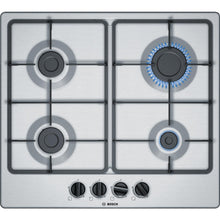 *DISPLAY MODEL* Bosch PGP6B5B60 Serie 4 60cm Four Burner Gas Hob - Stainless Steel