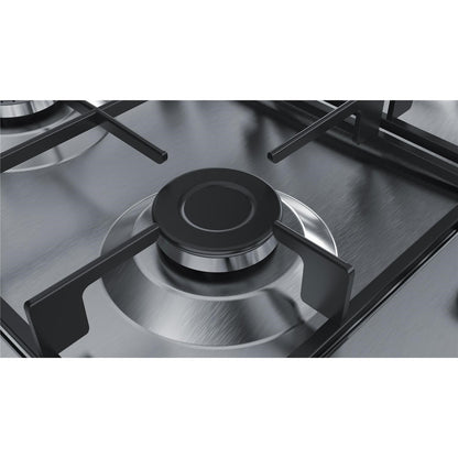 *DISPLAY MODEL* Bosch PGP6B5B60 Serie 4 60cm Four Burner Gas Hob - Stainless Steel