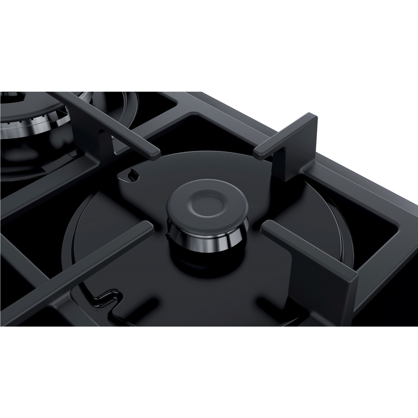 Bosch PNP6B6B90 Serie 4 60cm Gas-on-glass 4 Burner Gas Hob - Black
