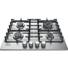 Hotpoint PPH60GDFIXUK 59cm 4 Burner Gas Hob - Stainless Steel