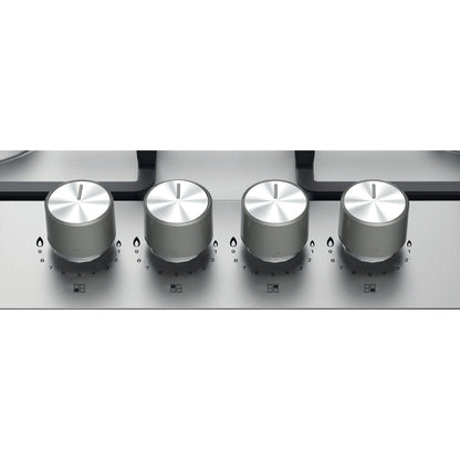 Hotpoint PPH60GDFIXUK 59cm 4 Burner Gas Hob - Stainless Steel