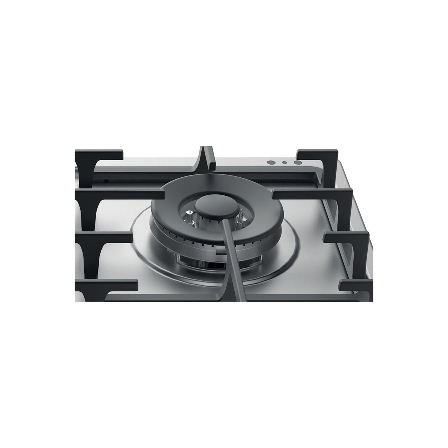 Hotpoint PPH60GDFIXUK 59cm 4 Burner Gas Hob - Stainless Steel