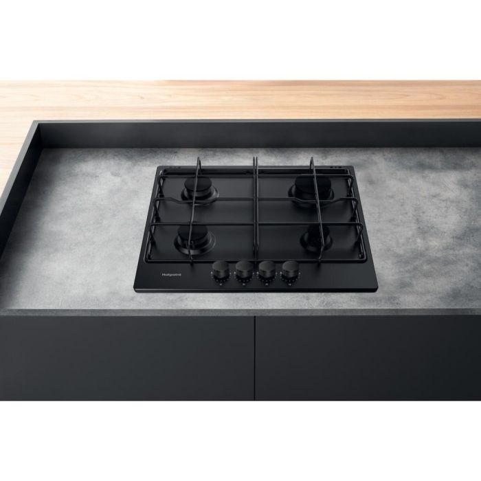 Hotpoint PPH 60P F NB Gas Hob - Black