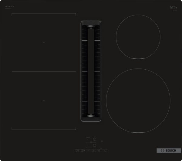 Bosch PVS611B16E Series 4 60cm 4 Zone Venting Induction Hob with Combi Zone