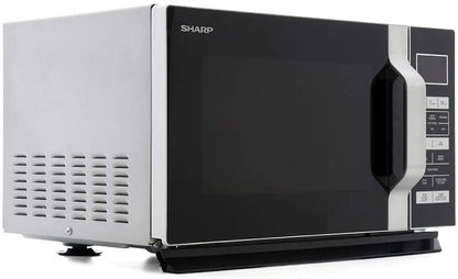 Sharp R360SLM 23L 900W Freestanding Microwave Oven - Silver