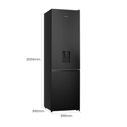 Hisense RB435N4WFE 60/40 Freestanding Fridge Freezer - Black