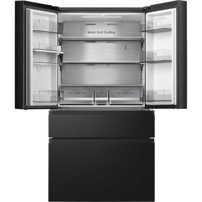 Hisense RF749N4SWFE PureFlat French Door American Fridge Freezer - Black