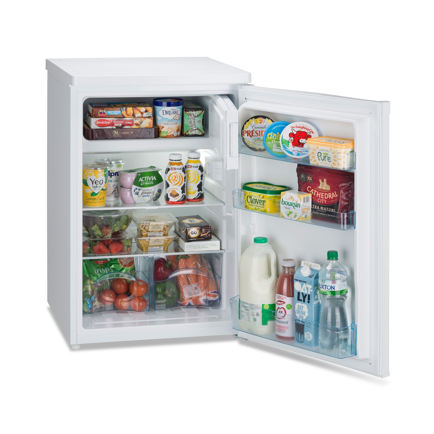 Iceking RHK551EW Undercounter Fridge with Icebox - White