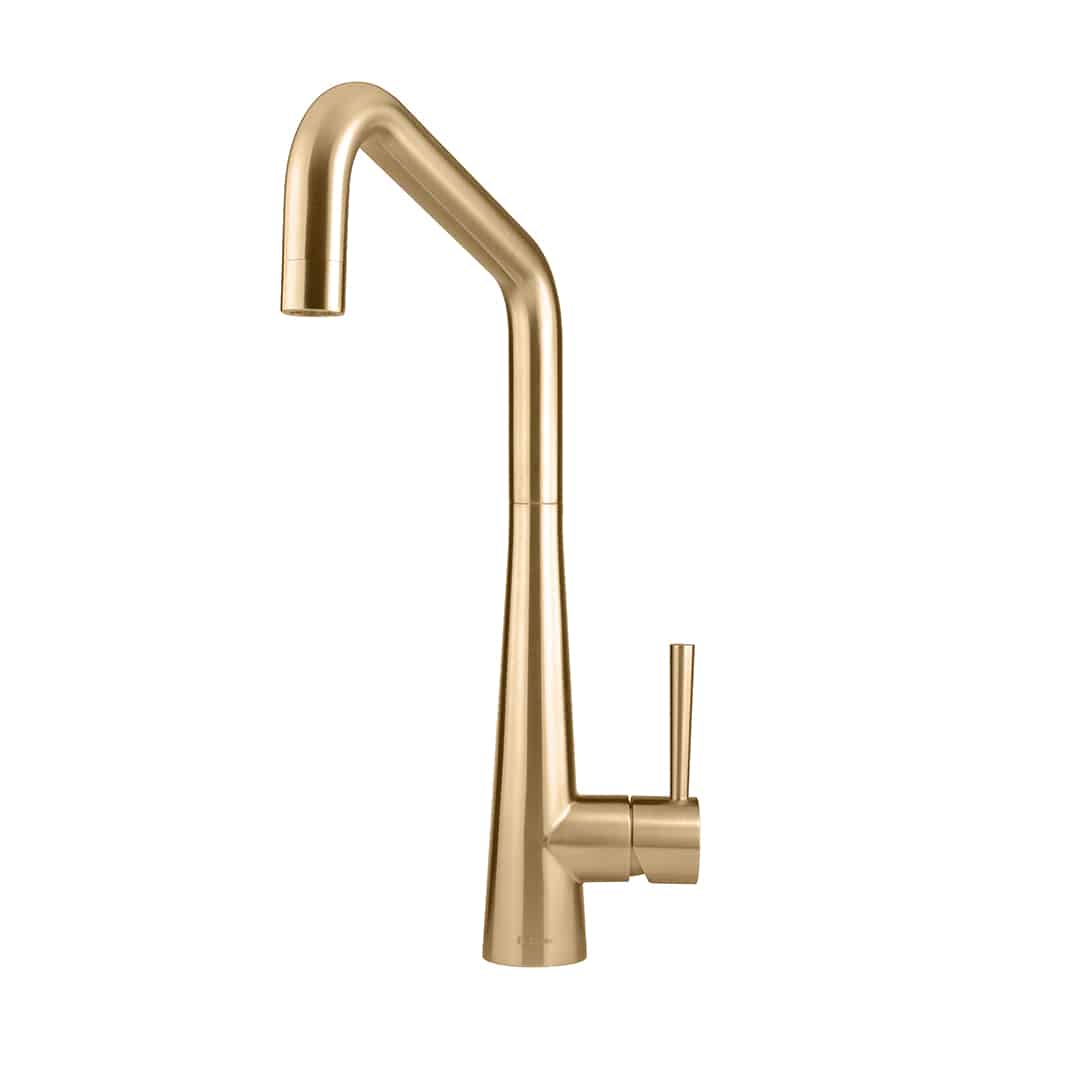Caple RIDQ/GD Ridley Quad Gold Single Lever Tap - Gold