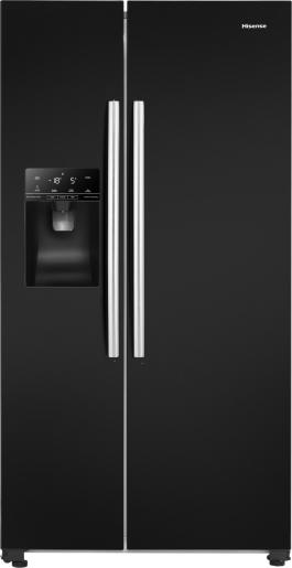 Hisense RS694N4IBE Fridge Freezer - Black