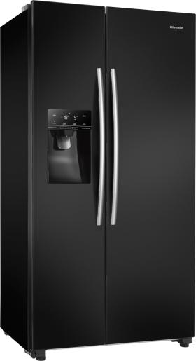 Hisense RS694N4IBE Fridge Freezer - Black