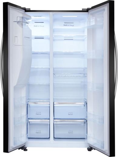 Hisense RS694N4IBE Fridge Freezer - Black