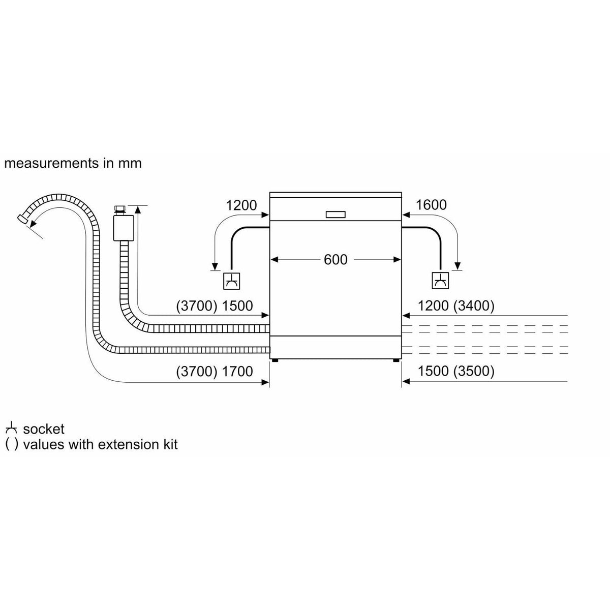 Bosch SMH4HVX14G Series 4 Fully Integrated Dishwasher