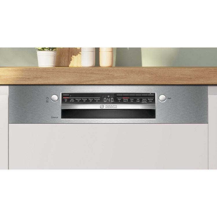Bosch SMI2HTS06G Series 2 Semi-Integrated Dishwasher - Stainless Steel