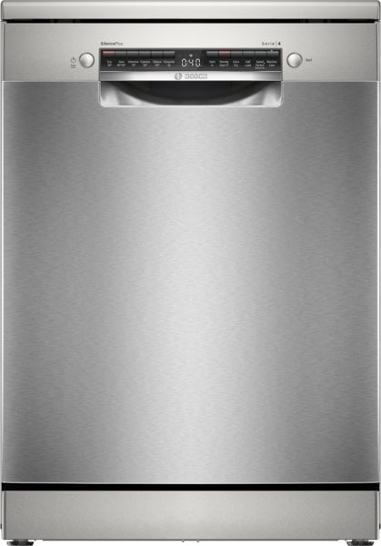 Bosch SMS4EKI06G Series 4 Freestanding Dishwasher - Silver
