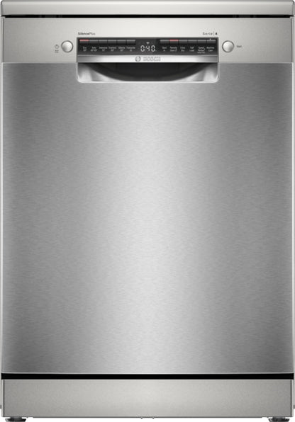 Bosch SMS4EKI06G Series 4 Freestanding Dishwasher - Silver