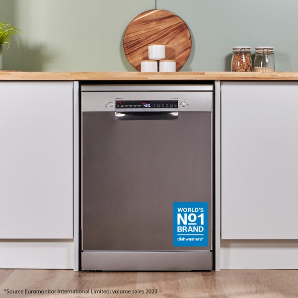 Bosch SMS4EKI06G Series 4 Freestanding Dishwasher - Silver