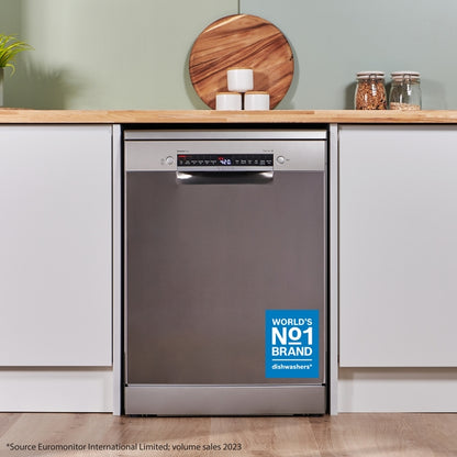 Bosch SMS4EKI06G Series 4 Freestanding Dishwasher - Silver