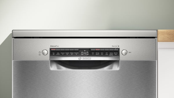 Bosch SMS4EKI06G Series 4 Freestanding Dishwasher - Silver