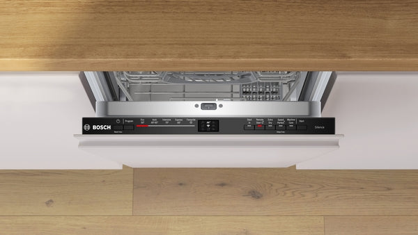 Bosch SPV2HKX42G Series 2 Integrated Slimline Dishwasher - Smart Wi-Fi Black control panel