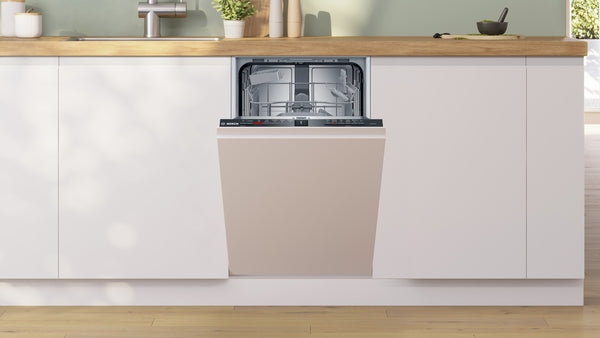 Bosch SPV2HKX42G Series 2 Integrated Slimline Dishwasher - Smart Wi-Fi Black control panel