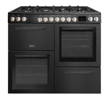 Tesla T100MCDFRCB Level 3 100cm Dual Fuel Range Cooker - Black