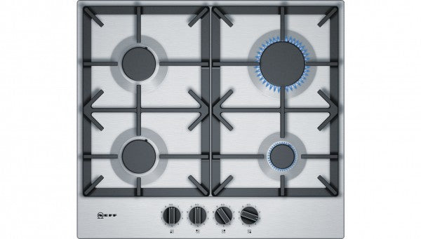 Neff T26DS49N0 58cm Gas Hob - Stainless Steel