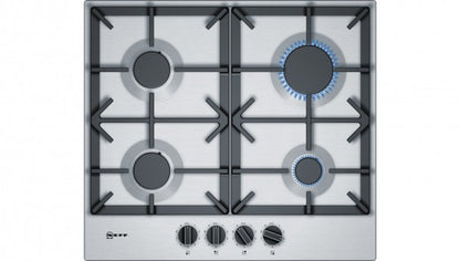 Neff T26DS49N0 58cm Gas Hob - Stainless Steel