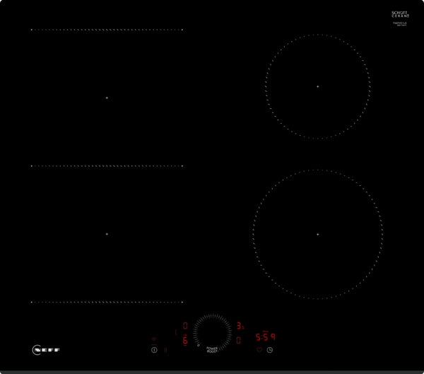 Neff T56FHS1L0 N70 60cm 4 Zone Induction Hob - Black
