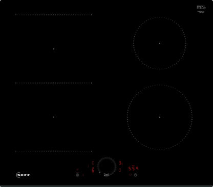 Neff T56FHS1L0 N70 60cm 4 Zone Induction Hob - Black