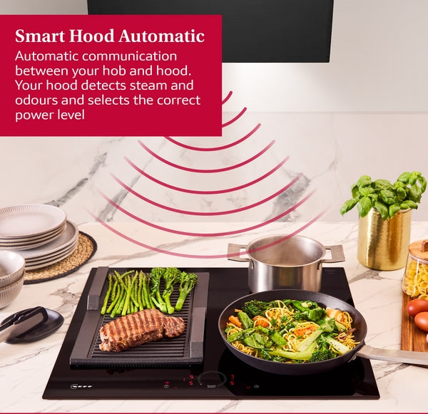 Neff T56FHS1L0 N70 60cm 4 Zone Induction Hob - Black