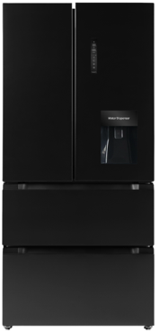 Tesla T571FRDB Level 3 French Door Fridge Freezer - Black