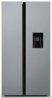 Tesla T582SBSX Level 3 Side by Side Fridge Freezer - Stainless Steel
