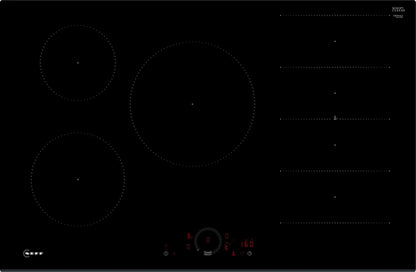 Neff T68FHV4L0 N70  80cm Wide 5 Zone Induction Hob - Black