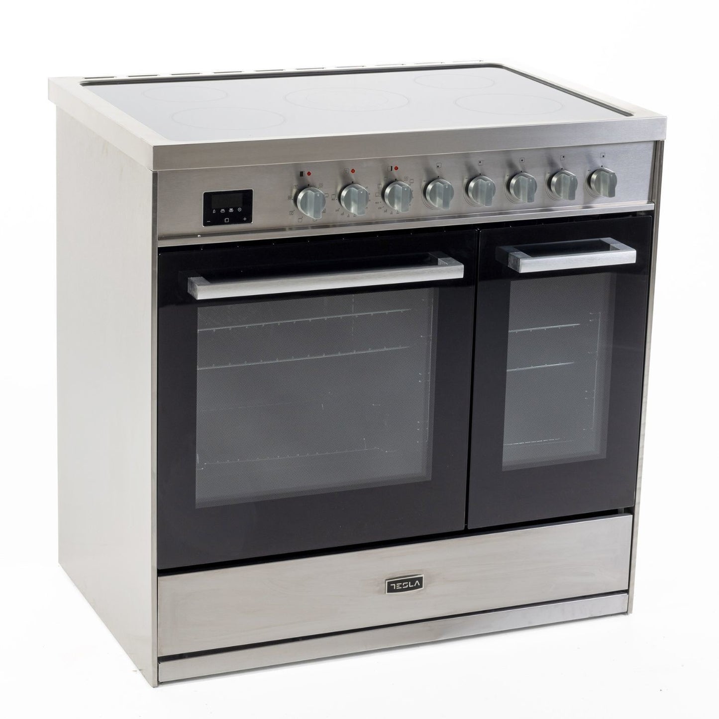 Tesla T90DCRCSS 90cm Electric Range Cooker - Stainless Steel