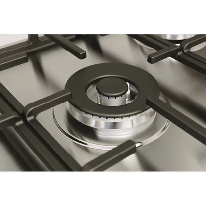Indesit THP 751 W/IX/I 75cm 5 Burner Gas Hob - Stainless Steel