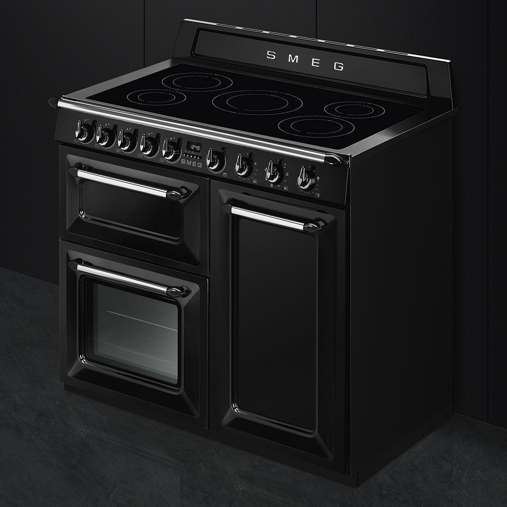 Smeg TR103IBL 100cm Victoria Induction Range Cooker - Black