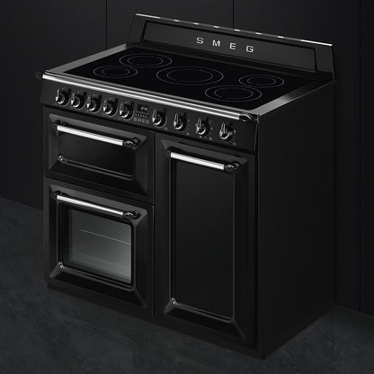 Smeg TR103IBL 100cm Victoria Induction Range Cooker - Black