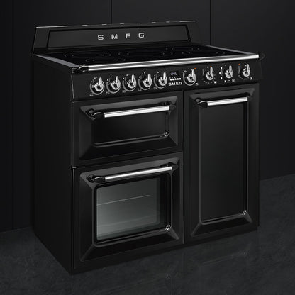 Smeg TR103IBL 100cm Victoria Induction Range Cooker - Black