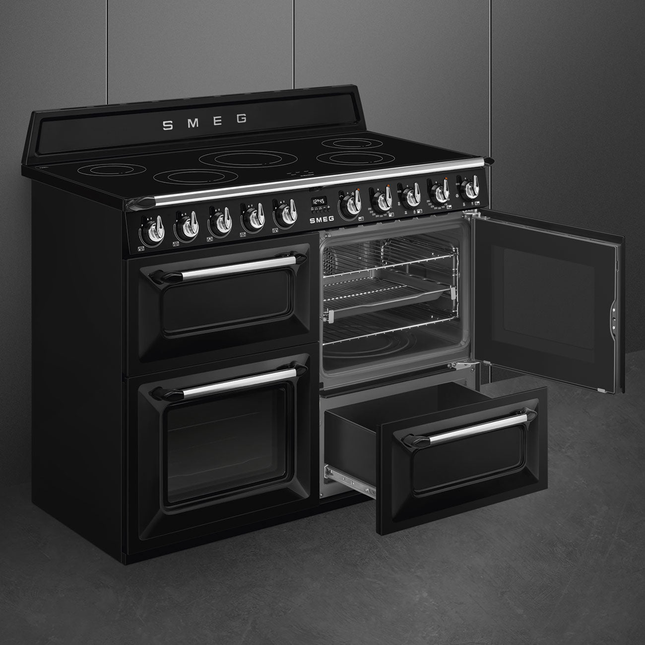 Smeg TR4110IBL2 110cm Electric Rangecooker - Black